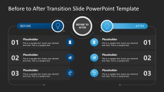 Before to After Transition Slide Template for PowerPoint