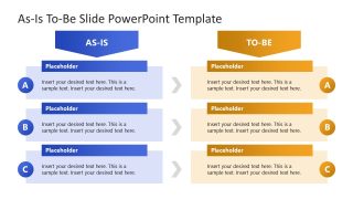 As-Is To-Be Diagram Presentation Template