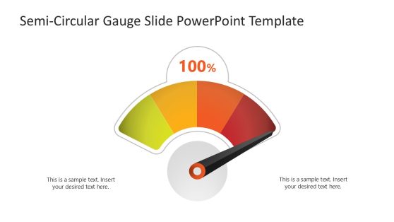 Semi-Circular Gauge Slide PowerPoint Template