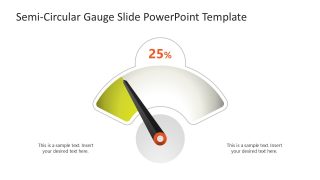 Editable Semi-Circular Gauge Template