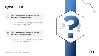 Editable Meetup PPT Layout Slide with Modern Design 