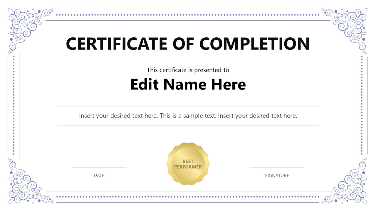 Certificate of Completion PowerPoint Template?smmkt=amFuQG5pZXBvZGFtLnBsfDIwMjYtMDItMjY%3D