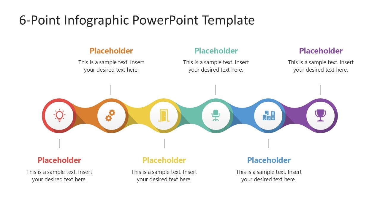 6-Point Infographic PowerPoint Template
