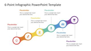 6-Point Infographic PowerPoint Slide 