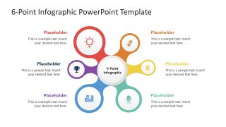 Customizable 6-Point Infographic PPT Template