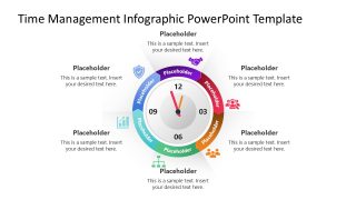 Time Management with Circular Segmented Diagram