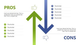 Pros & Cons Infographic Template for PowerPoint 