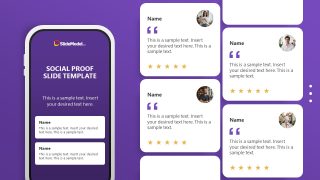 PPT Slide Template for Social Proof Presentation