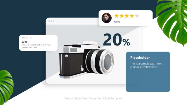 Product Social Proof PowerPoint Template