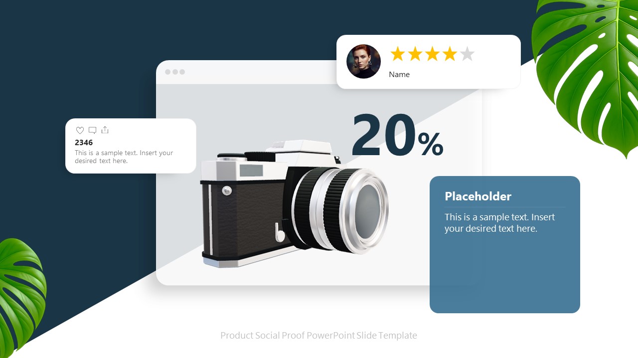 Product Social Proof Presentation Template