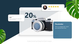 Product Social Proof Template with Star Ratings 