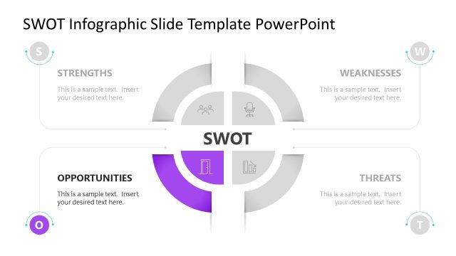 Opportunities Discussion PPT Slide – SWOT Infographic Template