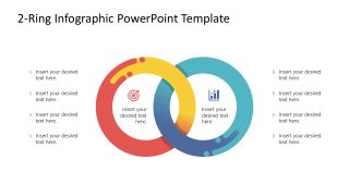 2-Ring Infographic PPT Slide Template