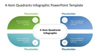 4-Item Quadrants Infographic Presentation Template