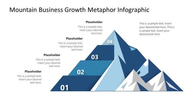 Mountain Business Growth Metaphor Template Layout