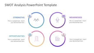 Modern Thin SWOT Analysis Template