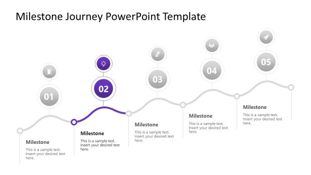Milestone Journey Presentation Slide Layout