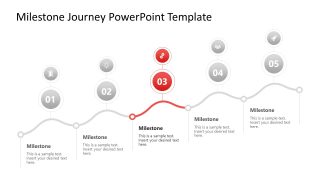 Customizable Milestone Journey Slide Layout 