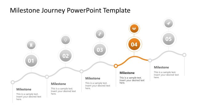 Customizable Milestone Journey Template Slide