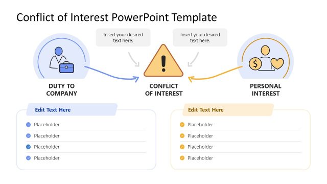 Conflict of Interest Template with Infographics
