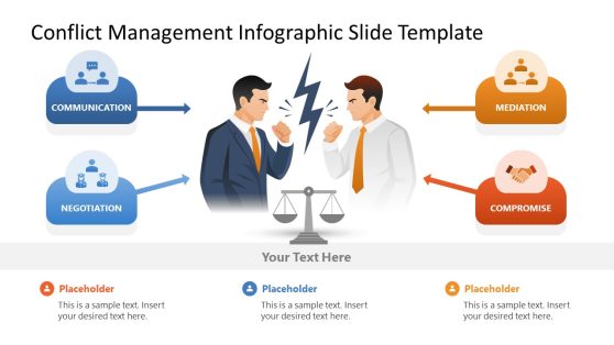 Conflict Management Infographic Presentation Slide Template
