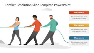 Conflict Resolution Metaphor Slide PPT Layout 
