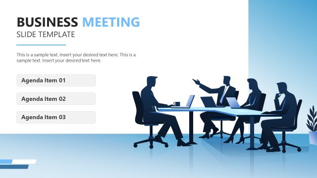 Business Meeting PPT Presentation Slide