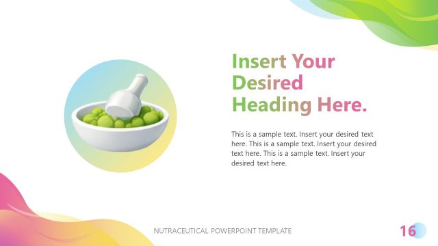 Nutraceutical Slide for Business Pitch Deck