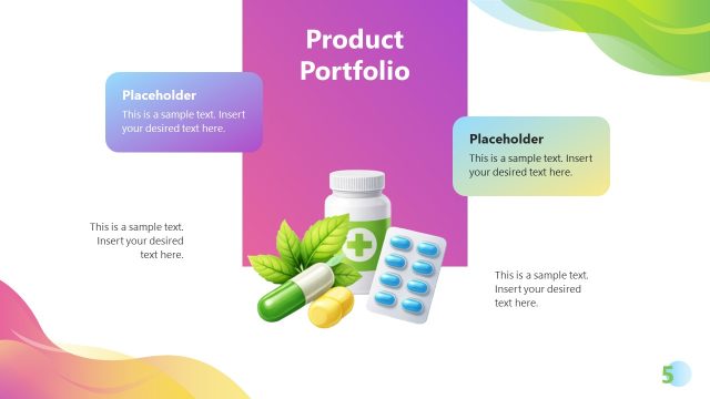 Nutraceutical Product Portfolio Presentation Slide