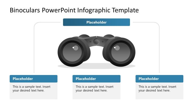 Binoculars PowerPoint Infographic Slide Template