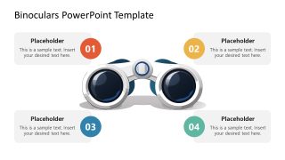 Editable Binoculars PPT Template
