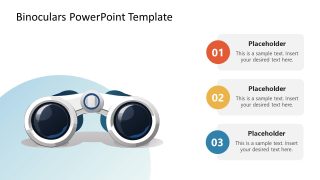 Customizable Binoculars PPT Layout 