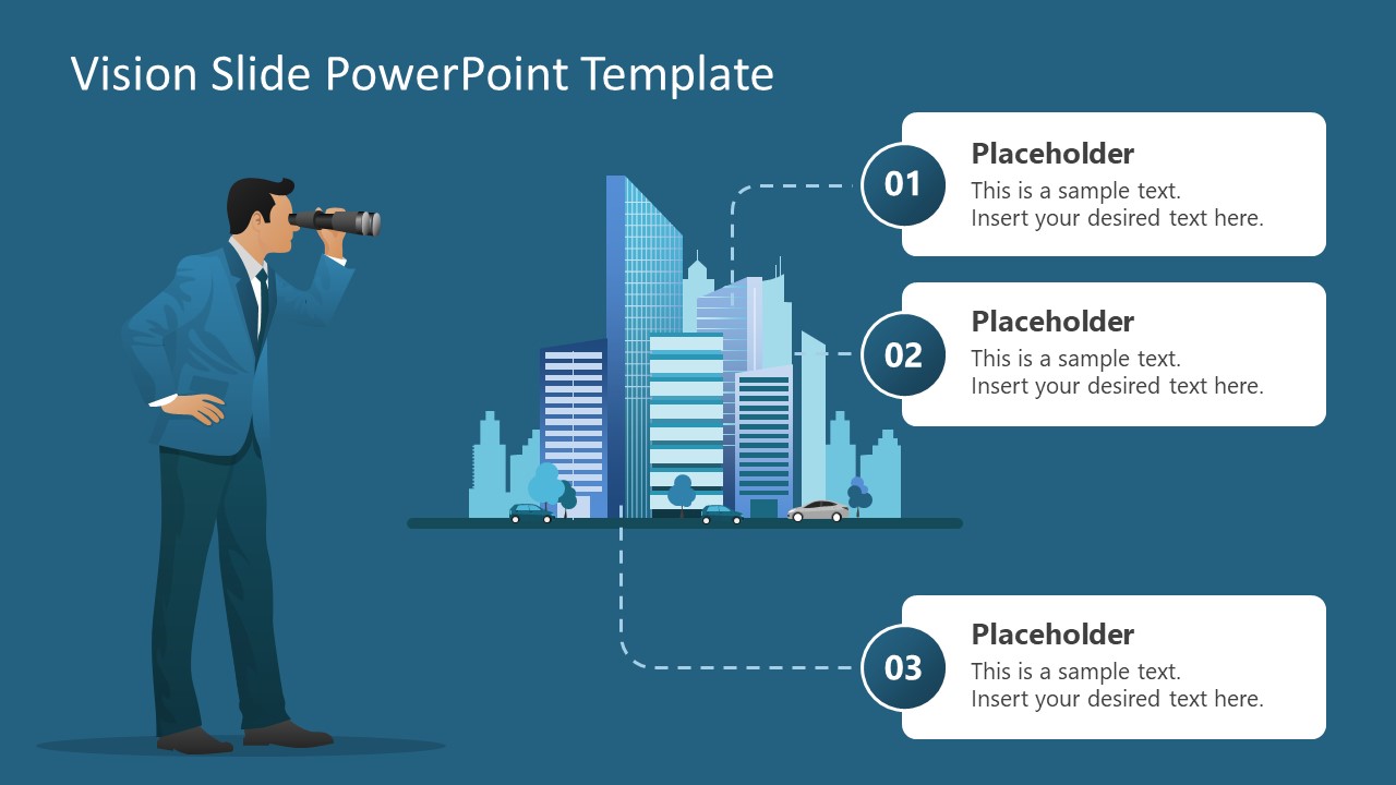 Vision Slide With Examples Vision Slide PowerPoint Template