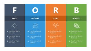 Facts Options Risks Benefits Model Presentation Template