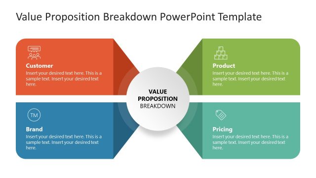 Cover Slide – Value Proposition Breakdown Diagram Template
