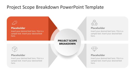 Focus Effect Slide - Project Scope Breakdown PPT Template - SlideModel