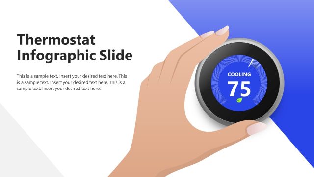 Thermostat Infographic PPT Layout for Presentation