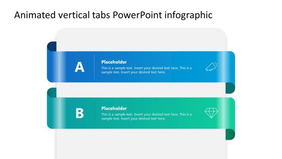 Animated Vertical Tabs Presentation Infographic