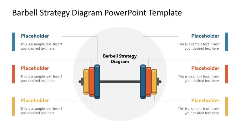 Customizable Barbell Strategy Diagram Template - SlideModel