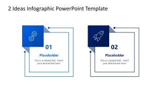2 Ideas Infographic Presentation Template