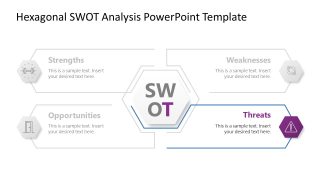 Focus Slide - SWOT Analysis Template Slide with Infographics 
