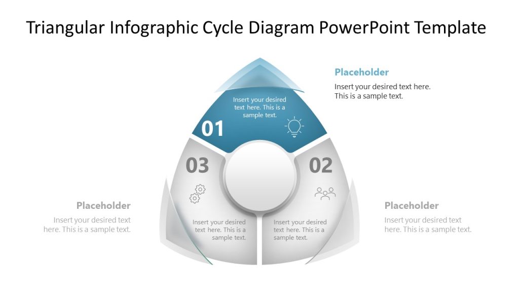 Triangular Infographic Cycle Diagram Layout - SlideModel