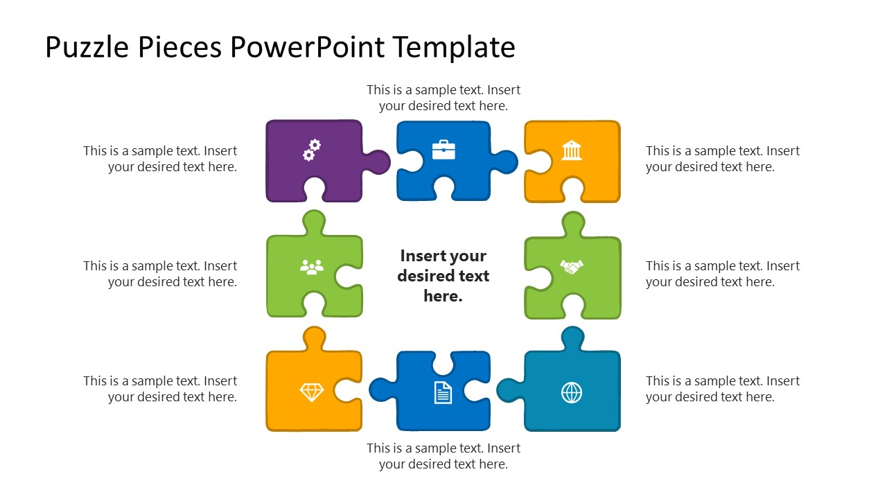 Puzzle Pieces Slide for PowerPoint - SlideModel