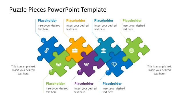 Customizable Puzzle Pieces PPT Template
