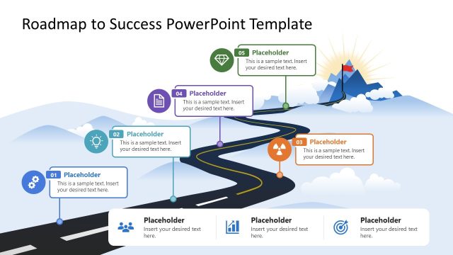 Roadmap to Success PowerPoint Template