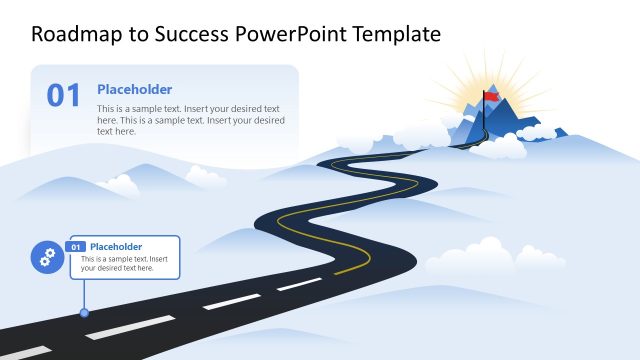 Step 1 Focus Slide – Roadmap to Success PPT Template