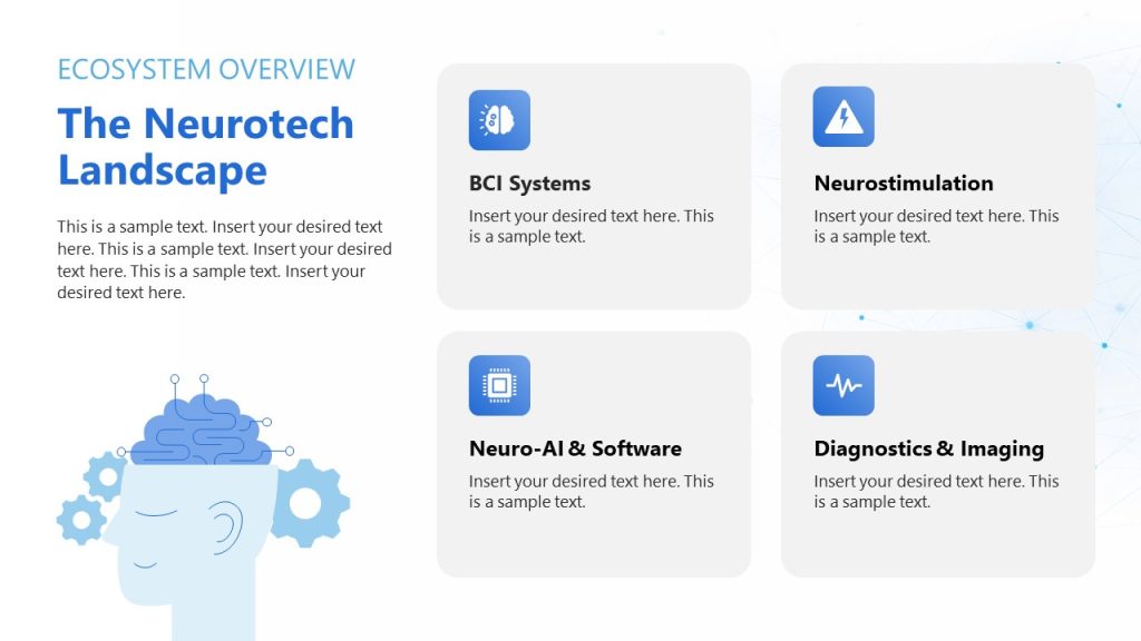 Neurotech Animation The Neurotech Landscape Slide with Infographics - SlideModel