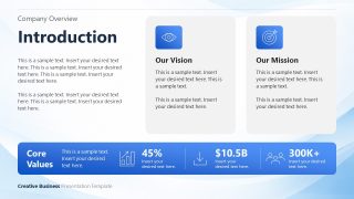 Introduction Presentation Slide - Business Template 