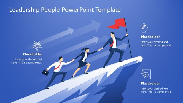 Customizable Leadership People Slide Template