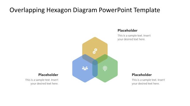 Overlapping Hexagon Diagram PPT Layout – Cover Slide